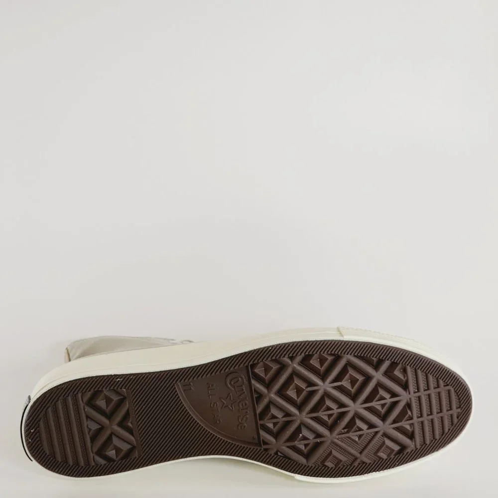 Converse Chuck 70 Hi Tri-Panel Oat Milk/Beach Stone Unisex Sneakers A05658C NWT - Picture 4 of 6